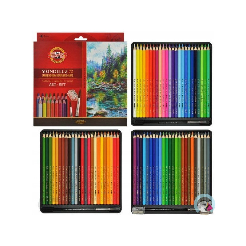 Kredki MONDELUZ 72 kol. pudełko karton 3714 KOH-I-NOOR