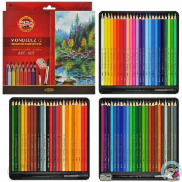 Kredki MONDELUZ 72 kol. pudełko karton 3714 KOH-I-NOOR