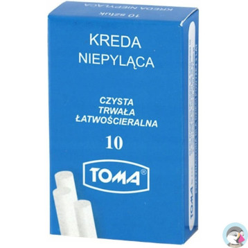 Kreda szkolna biała 10szt 81200 TOMA