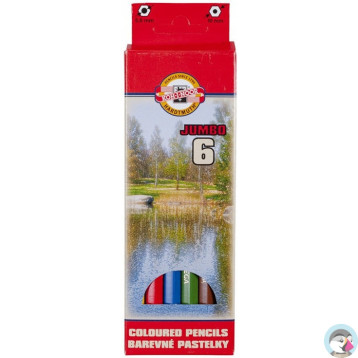 Kredki Omega Jumbo 6 kolorów 3371 KOH-I-NOOR
