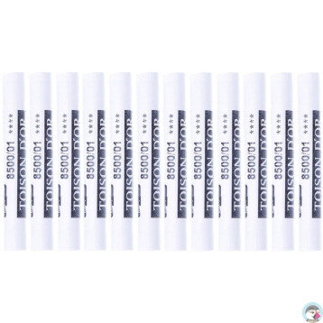 Kredki pastele suche TITANIUM WHITE (12szt.) 8500-01 KOH-I-NOOR