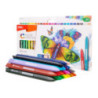 Kredki plastikowe trójkątne COLOR EMOTION 24 kolorów EC20020 DELI