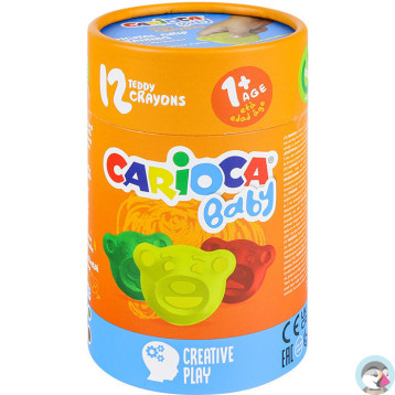 Kredki Misiaki BABY dla dzieci 1+ 12 sztuk (43957) 160-2349