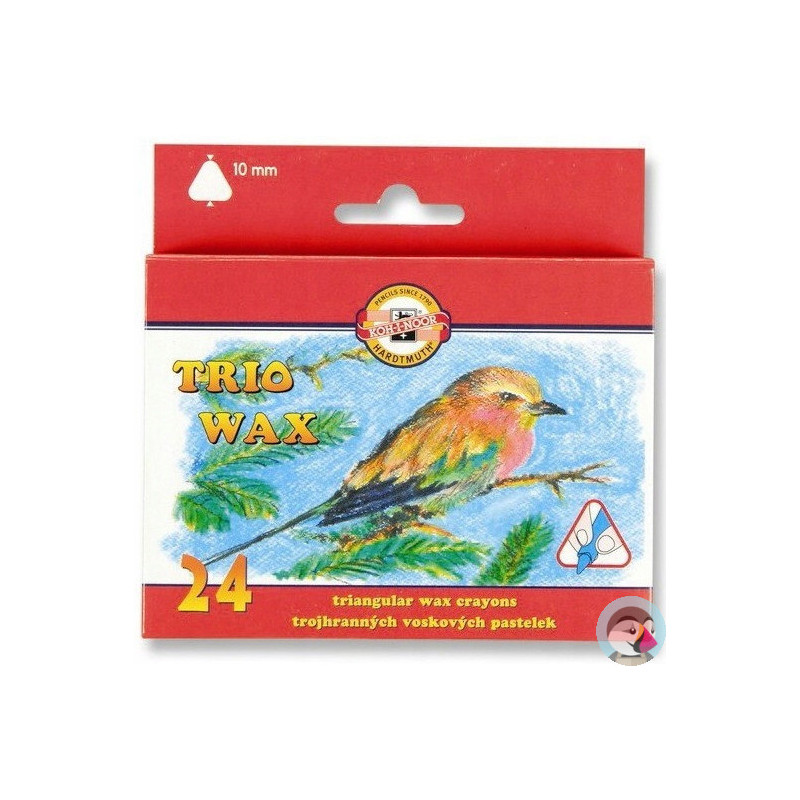 Kredki TRIO WAX JUMBO 24 kol. 10mm 8274/2 KOH-I-NOOR