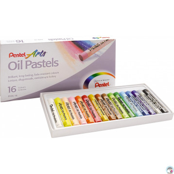 Kredki pastele olejne PENTEL 16kolorów PHN16