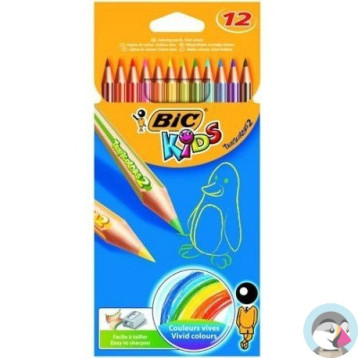 Kredki ołówkowe BIC Tropicolor 12 kolorów 83256610