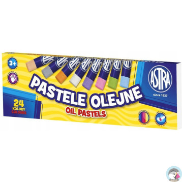 Pastele olejne zestaw 24 kolory kredki 313112002 ASTRA