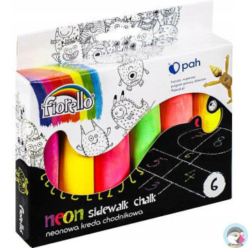 Kreda chodnikowa neonowa 6 kolorów 170-2599 FIORELLO