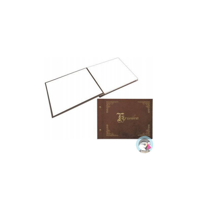 Kronika 345x255mm złocona brązowa 1829-319-029 WARTA