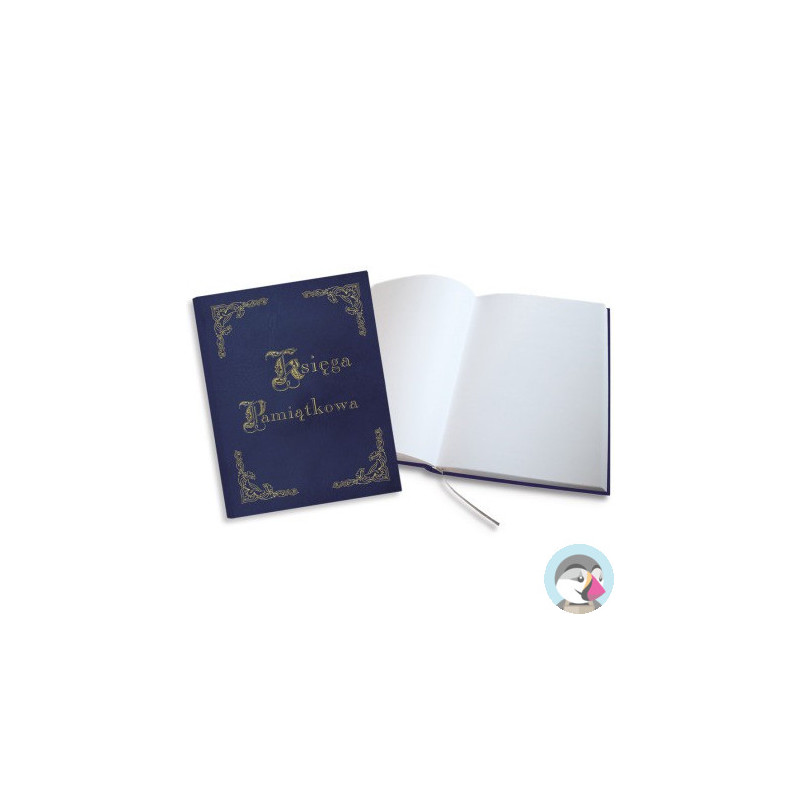 Księga Pamiątkowa złocona granatowa 255x320mm 100kartek 319-036 WARTA