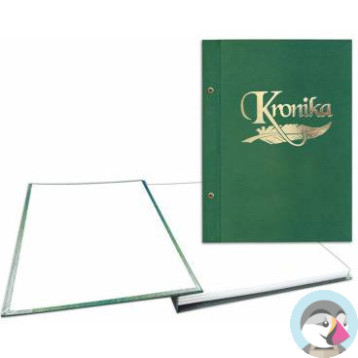 Kronika 310x420mm pionowa zielony złocony 319-079 WARTA