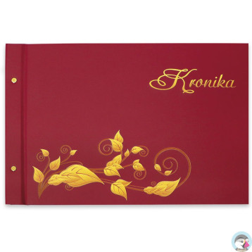 Kronika A3 malowana pozioma bordowa 415x297mm 1829-319-065 WARTA