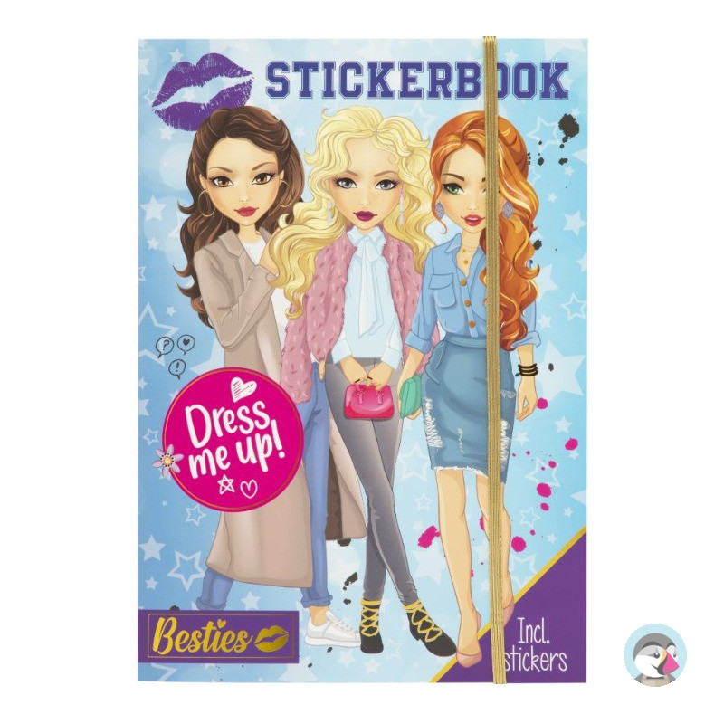 Książka z naklejkami Moda 140001 BESTIES