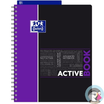 Kołozeszyt A4 80k kratka ACTIVEBOOK mix kolor STUDENT 400019520 OXFORD