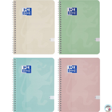 Kołozeszyt A4 80k kratka TOUCH PASTEL 400175356 OXFORD