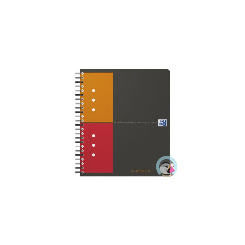 Kołonotatnik A5 80k kratka PP OXFORD Activebook International 100102880