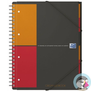 Kołonotatnik A4+ 80k kratka OXFORD Organiserbook International 100102777