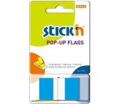 Zakładki indeksujące 45x25mm w podajniku niebieski 50szt 26024 STICK`N