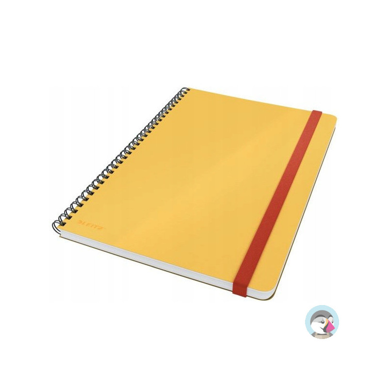 Kołonotatnik Leitz Cosy, kratka, żółty 44840019