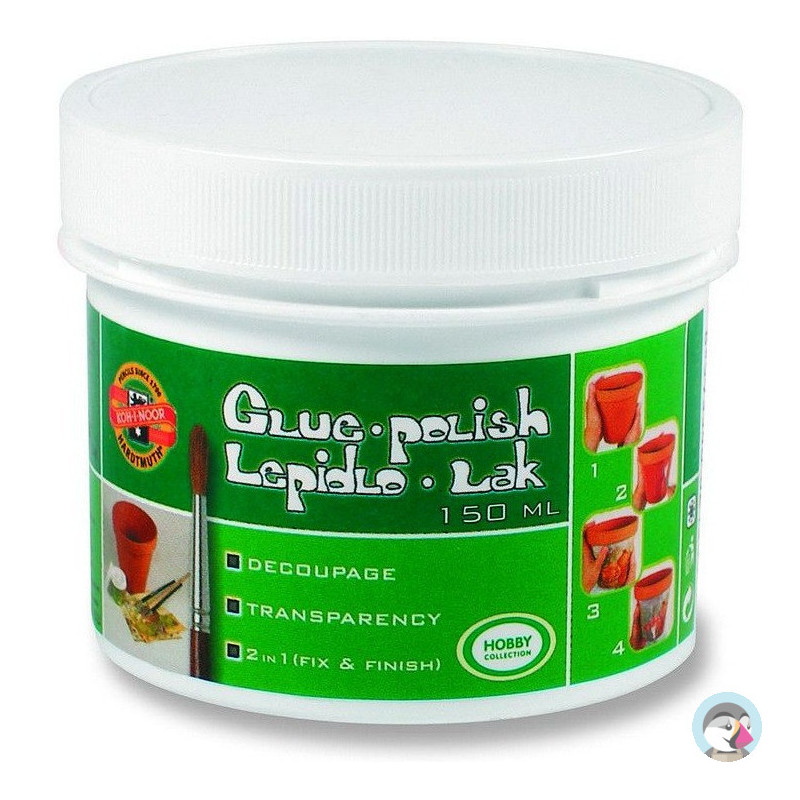 Lakier-klej 150ml do decoupage techniki serwetkowej 150510 KOH-I-NOOR