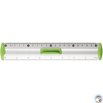 Linijka aluminiowa 20cm uchwyt zielony BL040-ZB TETIS