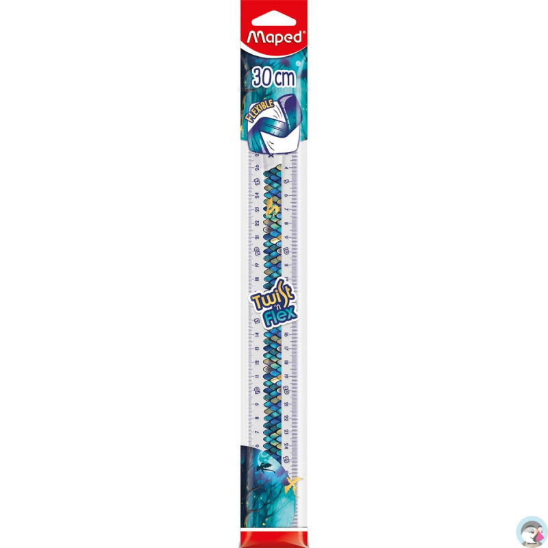 Linijka MAPED TWIST`N FLEX DRAGON niełamliwa 30 cm torebka 279319