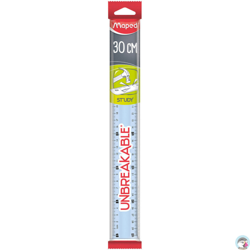 Linijka MAPED STUDY 30cm niełamliwa MIX FLOW PACK 245610