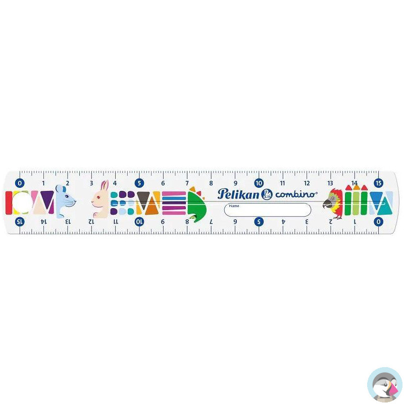 Linijka 15cm Combino 811224 PELIKAN