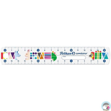 Linijka 15cm Combino 811224 PELIKAN