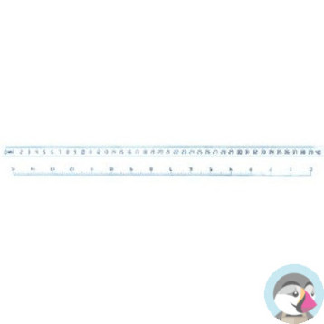 Linijka plastikowa 40cm GR-831 130-1577 GRAND