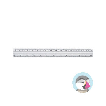 Linijka aluminium 30cm GRAND GR112-30 130-1322