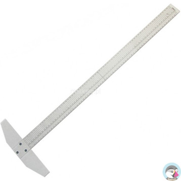 Linijka plastikowa z ogranicznikiem 70cm 40011 LENIAR