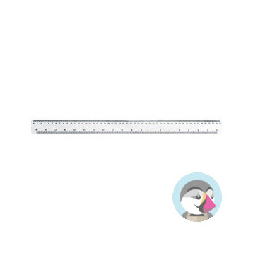 Linijka plastikowa 50cm 20cali GR-855 130-1499 GRAND
