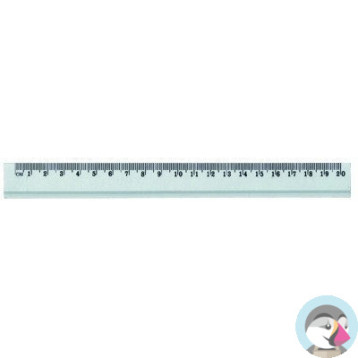 Linijka aluminium 20cm GR119-20 130-1504 GRAND
