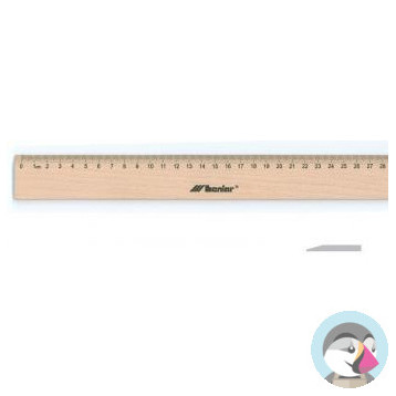 Linijka drewniana 50cm 30064 LENIAR