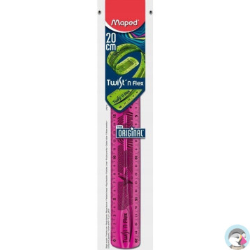 Linijka niełamliwa 20cm TWISTN FLEX MAPED 279210