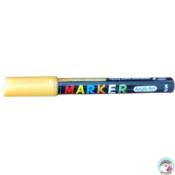 Marker akrylowy 1-2mm jasnożółty MG APL404-15