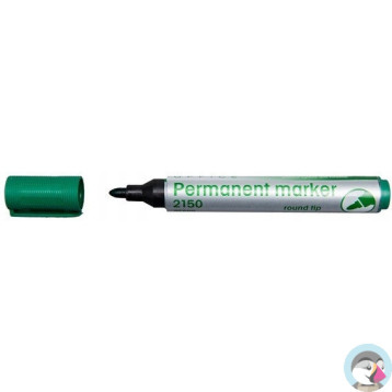 Marker permanentny 2150 zielony 110168 okrągła końcówka D.RECT