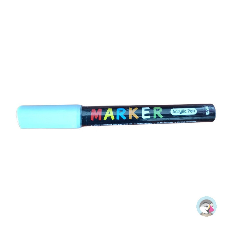 Marker akrylowy 1-2mm niebieski wodny MG APL610-30