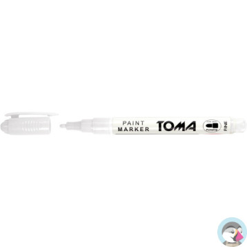 Marker olejowy F biały 1.5mm TO-441 TOMA
