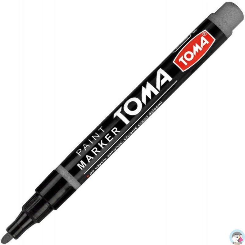 Marker olejowy F srebrny 1.5mm TO-441 TOMA