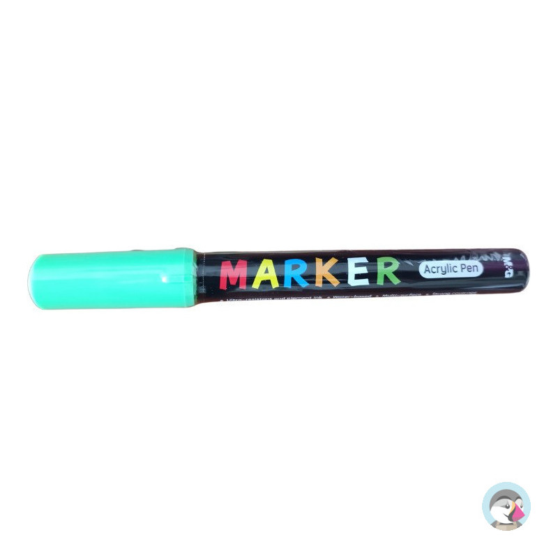 Marker akrylowy 1-2mm zielony neonowy MG APL050-501
