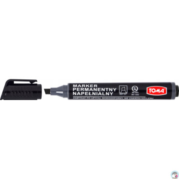 Marker permanentny ścięty czarny ARTLINE TO-221 TOMA