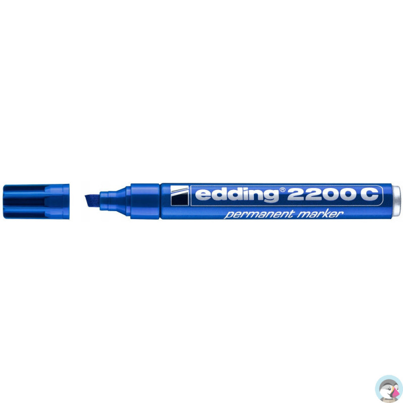 Marker pernamentny 2200/003 ścięty niebieski EDDING