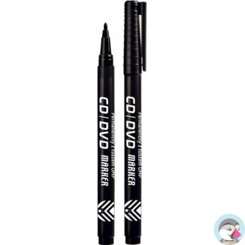 Marker OHP czarny CD/DVD KM111-V TETIS