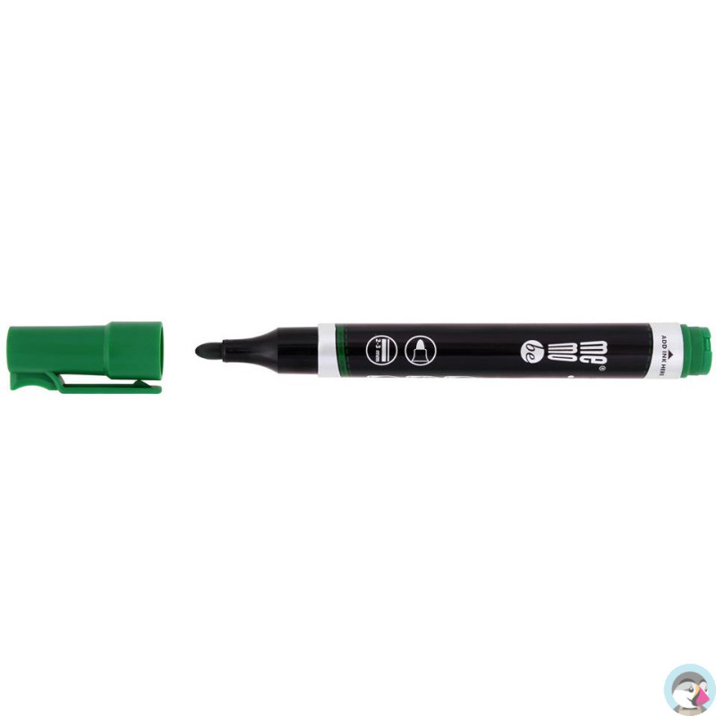 Marker permanentny zielony okrągła końcówka MM022-04 MEMOBE