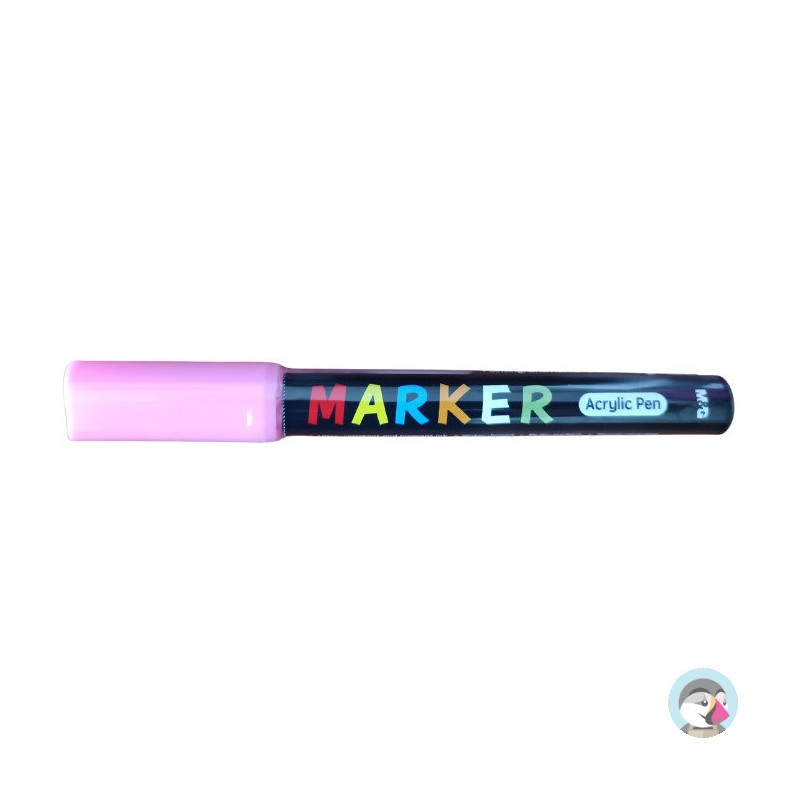 Marker akrylowy 1-2mm różowy MG APL210-20