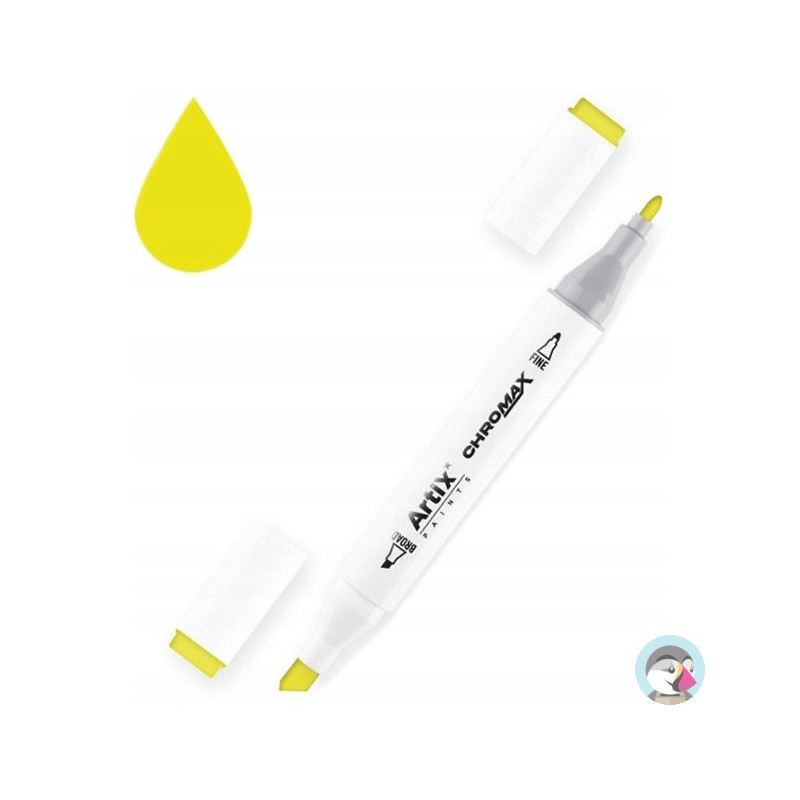 Marker alkoholowy dwustronny FLUORESCENT YELLOW PP915-13 ARTIX