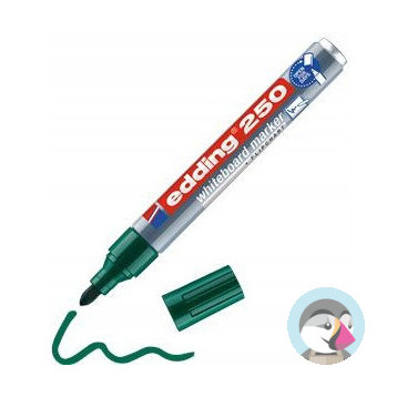 Marker suchościeralny okrągły zielony 1,5-3mm 250/004/ZI EDDING