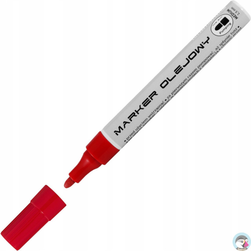 Marker olejowy ECONOMY czerwony TO-420 TOMA